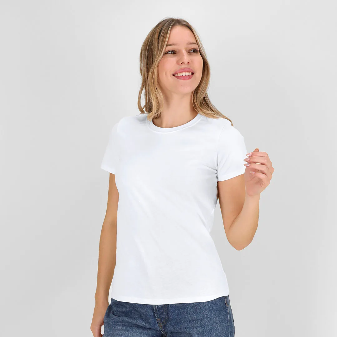 Wcs180 — Camiseta Mujer Blanca "keya"