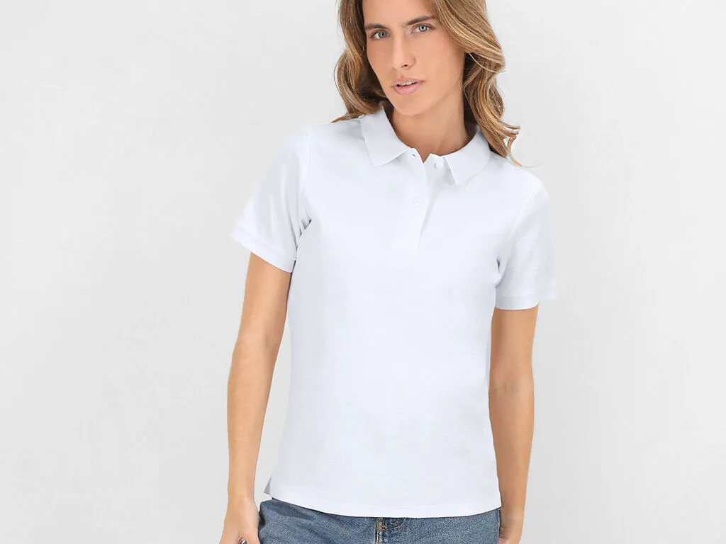 Koupan — Polo Mujer Blanco